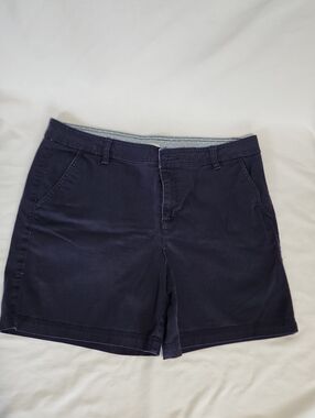 Liz Claiborne Navy Stretch Shorts